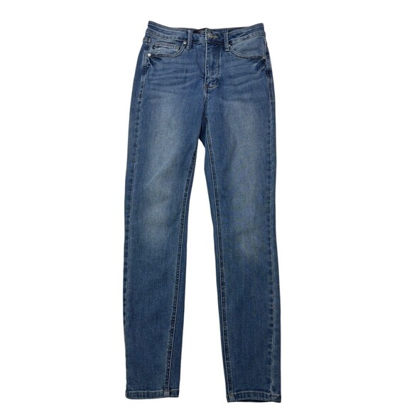 Judy Blue Women's Size 27 High Waist‎ Tummy Control Skinny Jeans 27"W x 27.5"Ins - Picture 1 of 16